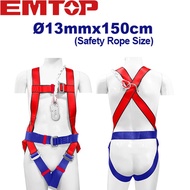 EMTOP เข็มขัดนิรภัย แบบเต็มตัว สายรัดกว้าง 50 มม. รุ่น ESHS15001 ( Safety Harness )