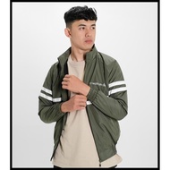 Credifox Men's Tracktop Jacket Men's Casual Jacket/ Casual Tracktop Jacket/ Credifox Strip White/ Me