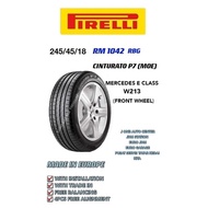 PIRELLI P7 MOE 245/45/18 MERCEDES E CLASS RUNFLAT TYRE FRONT