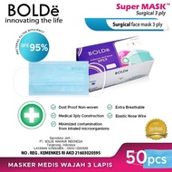 BOLDe Super Mask Surgical - BOLDe Masker Medis 50s - Original BOLDe