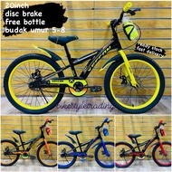 Basikal Size 20” Untuk Budak 6-10 tahun/basikal siap pasang 50%/20”basikal budak/basikal kanak-kanak