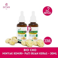 BIO CHO Minyak Kemiri 30ml /50ml (minyak rambut lelak serum rambut gugur Minyak Buah Keras)