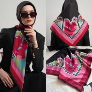 PRELOVED WITH BOX VIVIZOBEDI VZ EUDORA SCARF BLUE MAGENTA