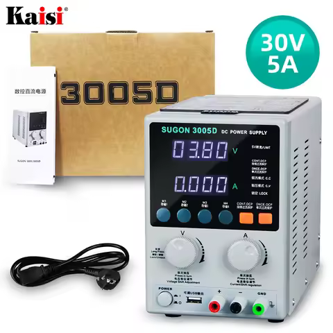 SUGON 3005D 30V 5A DC Power Supply Adjustable 4 Digit Display Laboratory Power Supply110/220V Regula
