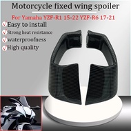 For Yamaha YZF-R1 2015-2022 YZF-R6 2017-2021 motorcycle fixed wings, aerodynamic fixed wings, side s