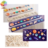 Treeyear Solar System Jigsaw Puzzles for Kids Wooden Toys Thinking Training Educational Toy Science 