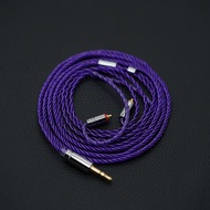 XINHS 09 สายเปลี่ยนหูฟัง HIFI 4 แกนพร้อม QDC / TFZ / 0.78 2PIN / MMCX / IE900 / N5005 สำหรับ CIEM MK