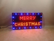 Tulisan lampu LED - LED sign Merry christmas