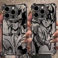 Saint Seiya Cygnus Hyoga Luxury Phone Case For iPhone 17 16 15 14 13 12 11 Pro Max 14 Plus 16E 17 Ai