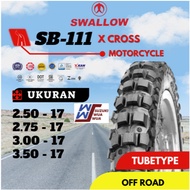 TRAIL GEAR TYRE SWALLOW X-CROSS XCROSS SB-111 SIZE 250-17 275-17 300-17 350-17