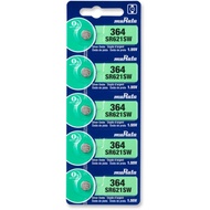 Murata 364 SR621 SR621SW Watch Battery - Made in Japan Button Cell Batteries