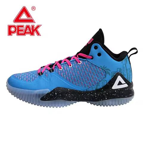 PEAK Men's Training Basketball Shoes Street Master Gym Workout High Top Breathable Comfort Sneakers