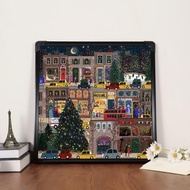 Christmas Winter Lights 500 Pieces Puzzle 50.8 _ 50.8cm galison Picture Frame Frame Square Photo Fra