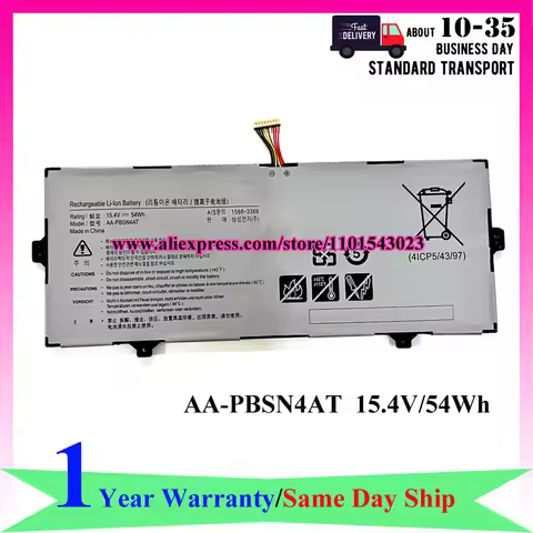 New 54Wh AA-PBSN4AT Battery For Samsung Galaxy Book NP750TDA-XD1US NP750TDA-XD2US NP750XDA-KD9DE NT7