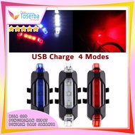L6 - R94 LED Lampu Sepeda Belakang USB Charge LED USB251 Viral Untuk Peringatan Pencahayaan Cahaya