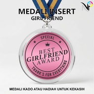 Medal Insert Paper Theme Girlfriend My Best/ Girl Friend Happy Birthday My/ Girl Friend Best/ Girl F
