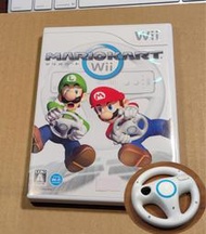 便宜賣！Wii日版遊戲- 瑪利歐賽車 Wii＋原廠方向盤（瘋電玩）