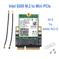 Intel 9260 Mini PCI-E Wi-Fi 6อะแดปเตอร์ไร้สายบลูทูธ5.1 Wifi การ์ด AX200NGW 802 .11ax/ac 160Mhz 2.4G/