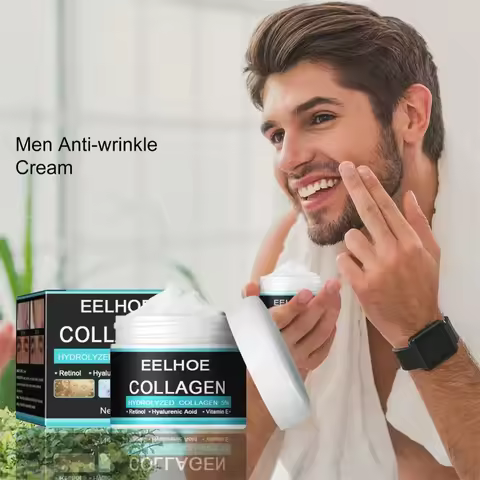 EELHOE Men Face Cream Anti Aging Remove Wrinkle Firming Lifting Whitening Cream Brightening Moisturi