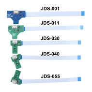 [Enjoy the small store] 5ชิ้นสำหรับ PS4ควบคุม USB ชาร์จคณะกรรมการพอร์ตเปลี่ยนสำหรับ PS4 Pro บาง Gamepad JDS 030 JDS 001 JDS 011 JDS 040 050 JDS 055
