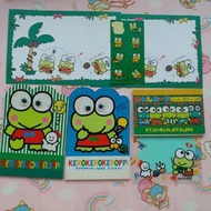 sanrio vintage keroppi postcard, memo
