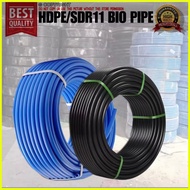 ♞,♘90 METERS BLACK BIO HDPE HOSE PIPE SDR 11 PVC 1 Roll ( WATERLINE / WIRINGS ) (1/2 X 20mm)