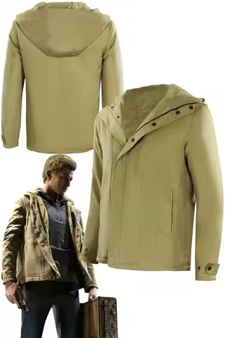 Game Hazard Bio Village Ethan Winters Cosplay Jacket Men Costume Roleplay Fantasia Casual Halloween 