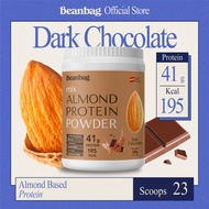 Beanbag Mix Almond Protein เครื่องดื่มโปรตีนอัลมอนด์และโปรตีนพืชรวม 5 ชนิด รส Dark Chocolate รสดาร์ก