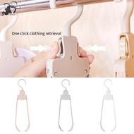 LISHU Portable Folding Clothes Hanger Quickly Collect Clothes Save Time Closet Organizer Clothing Ra