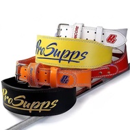 ProSupps Fitness Belt Weightlifting Leather Belt Fitness Training Waist Brace Belt Lumbar Protector 