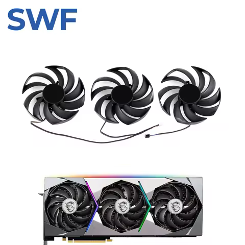 95MM PLD10010B12HH Cooling Fan Replacement For MSI GeForce RTX 3070 3080 3090 Ti SUPRIM X Graphics V