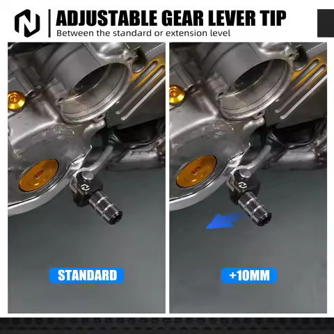 NICECNC For Suzuki DRZ 400S 400SM DRZ 400 E S SM 2000-2024 Folding Brake Pedal Tip Extension Plate& 