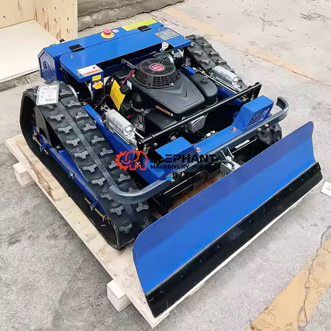 New Model Smart Self-propelled Cordless Remote Control 9HP Petrol Lawn Mower With Snow Pushing Shove