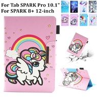 Tablet Case For Tab SPARK Pro 10.1" inches Shockproof Cartoon unicorn Cover For MXS Samsung Tablet SPARK 8+ Tablet Case