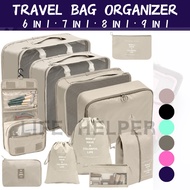 【 TRAVEL 】 TRAVEL ORGANIZER BAG LUGGAGE PACKING CUBE TRAVEL BAG BEG TANGAN STORAGE BAG TRAVEL POUCH 