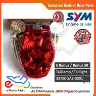 E BONUS SR TAILLAMP TAIL LIGHT BRAKE LIGHT LAMPU BELAKANGASSY SYM [ 100% ORIGINAL SYM ] - 33700-SA5-