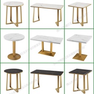 SDYT Restaurant Bar Round Table Rectangular Table Dining Table Stainless Steel Catering Cafeteria So