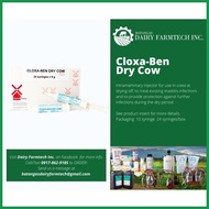 ∞ ✷ ℡ Cloxaben Dry Cow (cloxacillin benzathine)