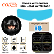 STICKER KACA FILM HELM MOTOR ANTI HUJAN AIR SILAU EMBUN MURAH ZT8