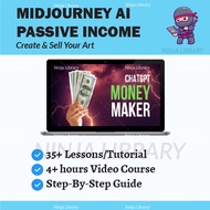 [Video Course] Midjourney AI for Passive Income: Create & Sell Your Art | ChatGpt Course ChatGpt 4 C