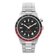Timex TW2W22700 Waterbury Traditional GMT 39mm นาฬิกา นาฬิกาข้อมือ นาฬิกาข้อมือผู้หญิง