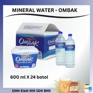 Natural Mineral Water / Air Mineral Semulajadi - OMBAK (500ml X 24 Botol)