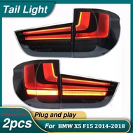 Tail Lamp For BMW X5 F15 LED Tail Light 2014-2018 F15 Rear Fog Brake Turn Signal Taillight Automotiv