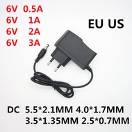 AC 110-240V to DC 6V 0.5A 1A 2A 3A Universal Switch Power Supply Adapter Charger 6 V Volt for Omron Blood Pressure Monitor M2 M3-Cusieo