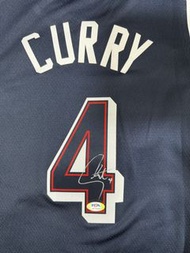 Stephen Curry 2024 奧運籃球簽名球衣 PSA DNA 鑑定認證 SW 史提芬居里 咖喱仔 USA 美國 親筆簽名