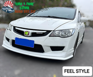Lip trước thể thao chuyên dụng cho Honda Civic Gen 8 (Sau 10/2008 - 2011) Honda Civic Gen 8 (Sau 10/