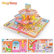 3D Three-Dimensional Game Chess Monopoly World Journey Three-Dimensional 3D Flying Chess Children El