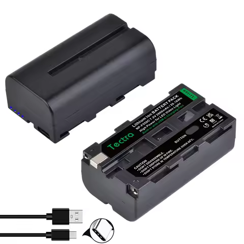 NP-F550 Battery with USB Type C Charging port for Sony NP-F970 F750 F770 F960 F530 F330 F570,T119S L