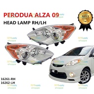 READY STOK ‼️PERODUA ALZA 09-13 HEAD LAMP // LAMPU DEPAN FRONT LIGHT RH / LH / KIRI / KANAN 车头大灯