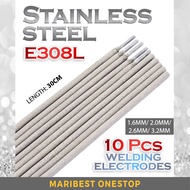 10PCS E308L-16 STAINLESS STEEL WELDING ELECTRODE MMA WELDING ARC WELDING SUS 304 WELDING ROD